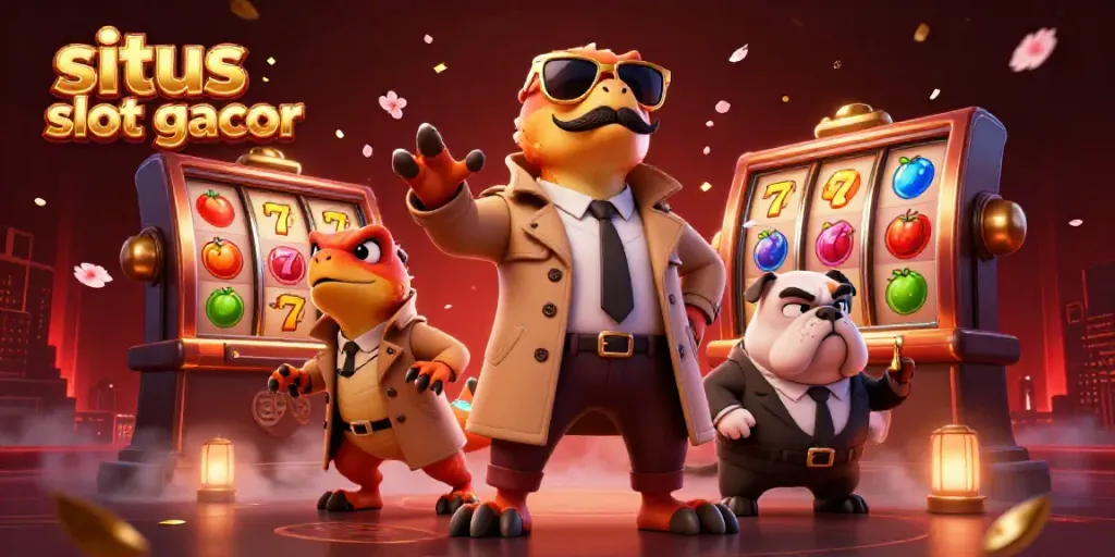 Experience the excitement of situs slot gacor with raptors in disguise entering a VIP lounge.