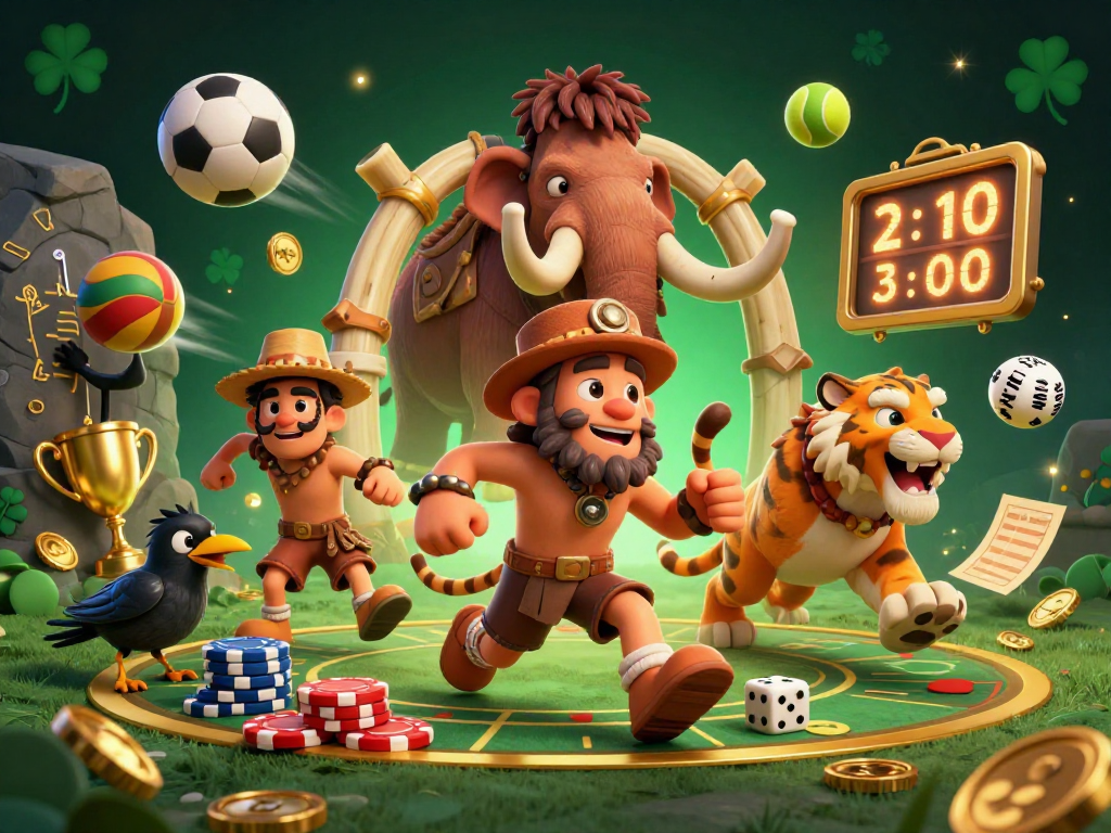 Place bets at tải go88 and enter a prehistoric casino with 3D characters.